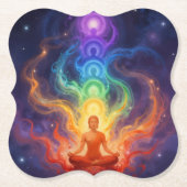 Die 7 Chakren Kartonnen Onderzetters (Voorkant)