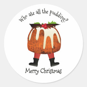 DIE ALLE JONGE Kerstmis BEKIJKEN Ronde Sticker