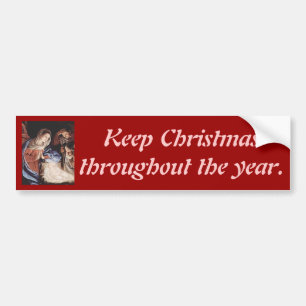 Die Anbetung der Hirten Bumpersticker