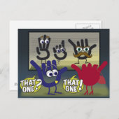 Die. ASL-briefkaart Briefkaart (Voorkant / Achterkant)