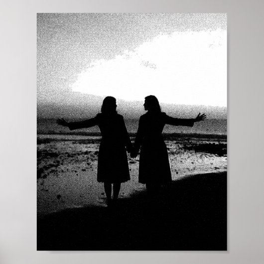 Die avond hoorde de zee alles poster (Voorkant)