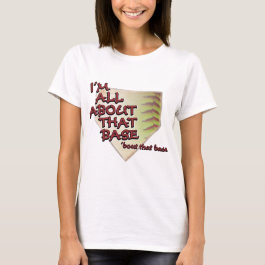 Die basisfasksoftball t-shirt (Voorkant)