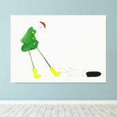 Die Boots 2014 Canvas Afdruk (Insitu (Houten vloer))