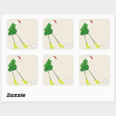 Die Boots 2014 Vierkante Sticker (Vel)