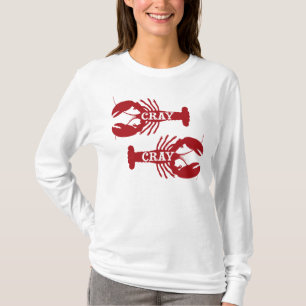 Die Cray Crayfish Crustacean T-shirt