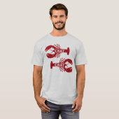 Die Cray Crayfish Crustacean T-shirt (Voorkant volledig)