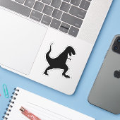 DIE CUT STYLE DINOSAUR DECAL STICKERS (Ordinateur portable avec iPhone)