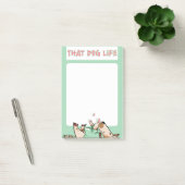 Die Dog Life Green Dog Post-it® Notes (Kantoor)