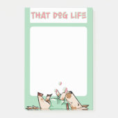 Die Dog Life Green Dog Post-it® Notes (Voorkant)