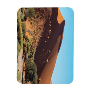 Die Dünen des Sossusvlei in Namibië Magnet Magneet