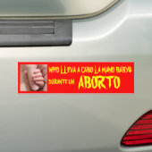 DIE EEN CABO LA MANO BABY'S BUMPERSTICKER (Op auto)