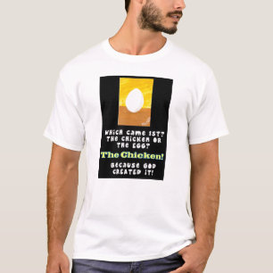 die eerst de kip of de T-shirt van de eieren hebbe