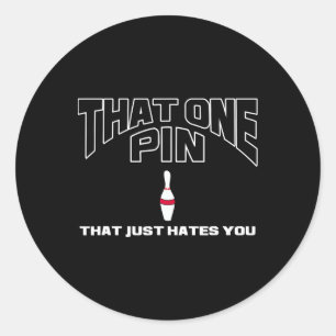 Die ene pop die je alleen maar haat ronde sticker
