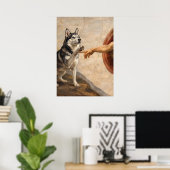 Die Erschaffung des Husky Poster (Thuiskantoor)