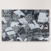 Die Fachwerkhäuser von Freudenberg im Siegerland Legpuzzel (Horizontaal)