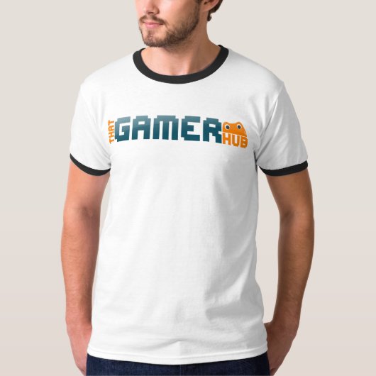 Die Gamer Hub Ringer T-Shirt (Voorkant)