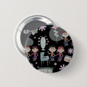 Die goeie oule dagen ronde button 5,7 cm (Voorkant /achterkant)