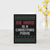 Die Hard IS een kerstfilm Kaart (Gele Bloem)