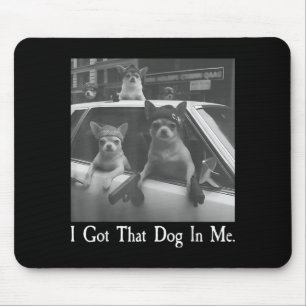 Die hond heb ik in Grappige hond Chihuahua-liefheb Muismat