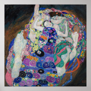 Die Jungfrau (De Maagd) - Gustav Klimt Poster