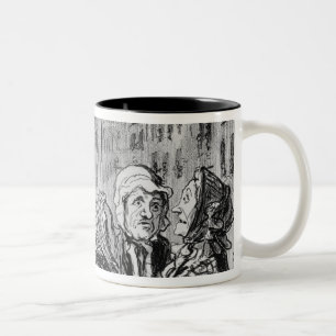 Die kometen die ze altijd al geweldig voorspellen tweekleurige koffiemok