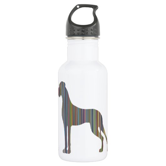 Die Liniendogge Waterfles (Voorkant)