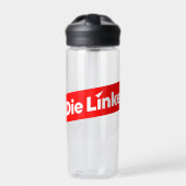 Die linke  waterfles (Voorkant)
