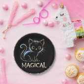Die magische Katze Papieren Bordje (Feest)