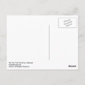 Die man bij het zwembad Briefkaart (Achterkant)