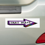 DIE MANIER BUMPERSTICKER (Op auto)