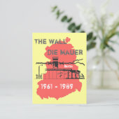 Die Mauer special Design Briefkaart (Staand voorkant)
