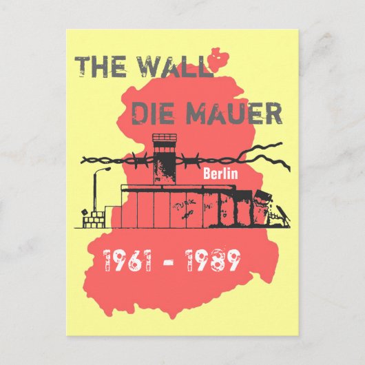 Die Mauer special Design Briefkaart (Voorkant)