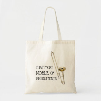 Die meeste noble van Instrumenten - Trombone Tote Bag