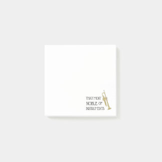 Die meeste noble van Instrumenten - Trumpet Post-it® Notes