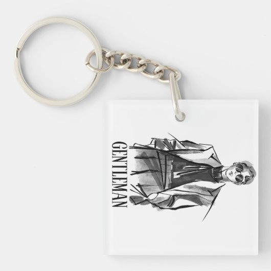 Die meneer sleutelhanger (voorkant)