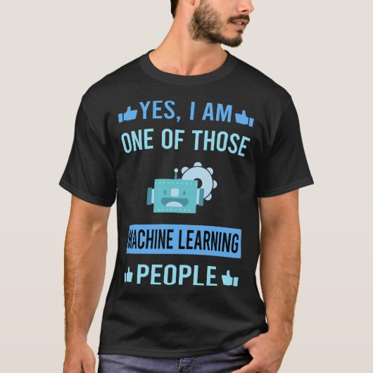 Die mensen leren automatisch t-shirt (Voorkant)