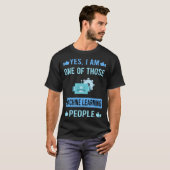 Die mensen leren automatisch t-shirt (Voorkant volledig)