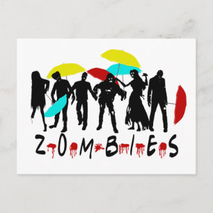 Die met Zombies Parody Funny Halloween Briefkaart