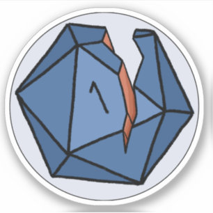 Die natuurlijke Logo Sticker