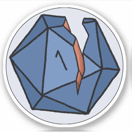 Die natuurlijke Logo Sticker (Voorkant)