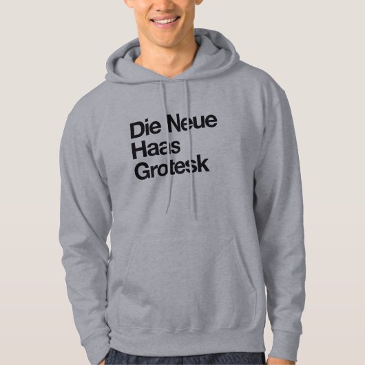 Die Neue Haas Grotesk Hoodie (Voorkant)