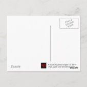 Die Old Time Rock en Roll Briefkaart (Achterkant)