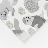 Die otterhipsters fleece deken (Hoek)