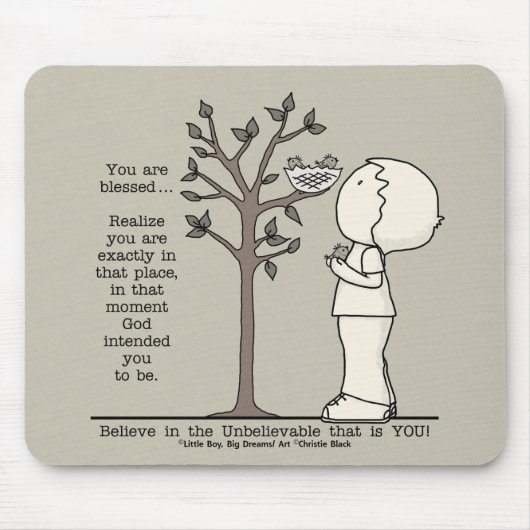 die plaats muismat (Voorkant)