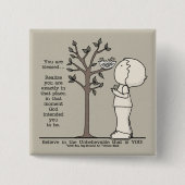 die plaats vierkante button 5,1 cm (Voorkant)