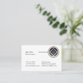 Die professionelle Visitenkarte für Detekteien Visitekaartje (Staand voorkant)