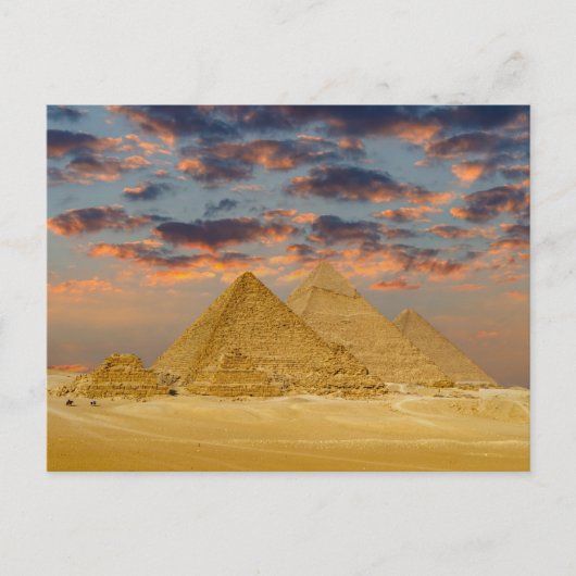 Die Pyramiden Briefkaart (Voorkant)