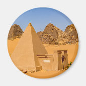 Die Pyramiden von Meroe im Sudan Magnet (Devant)