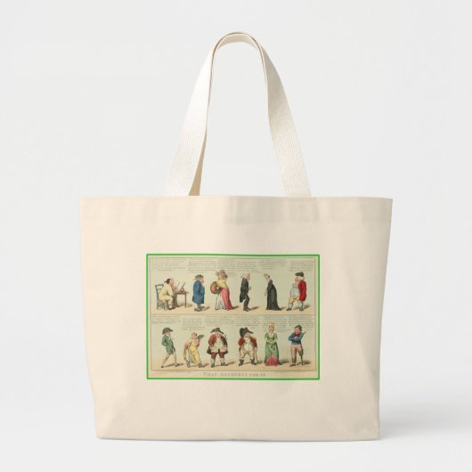 DIE REKENINGEN GROTE TOTE BAG (Voorkant)