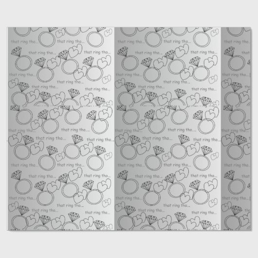 DIE RING THO.... Cadeaupapier (Vlak)